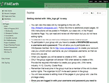Tablet Screenshot of fit4earth.wikispaces.com