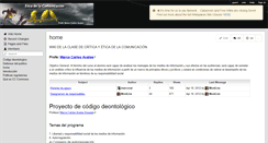 Desktop Screenshot of eticadelacomunicacion.wikispaces.com