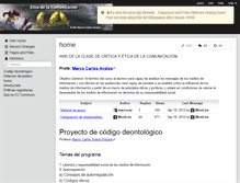 Tablet Screenshot of eticadelacomunicacion.wikispaces.com