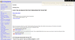 Desktop Screenshot of ib-bioplans.wikispaces.com
