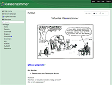 Tablet Screenshot of klassenzimmer.wikispaces.com