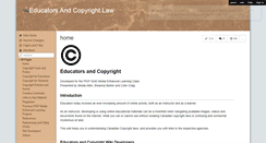 Desktop Screenshot of educatorsandcopyright.wikispaces.com