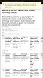 Mobile Screenshot of colemancountyinstitute.wikispaces.com
