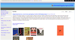 Desktop Screenshot of ahsreadingolympics2009.wikispaces.com