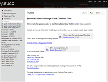 Tablet Screenshot of eucc2011.wikispaces.com