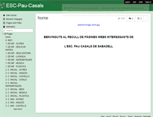 Tablet Screenshot of esc-pau-casals.wikispaces.com