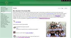 Desktop Screenshot of lcfirstgradewikisheridan.wikispaces.com