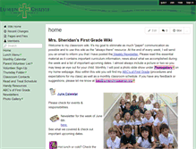 Tablet Screenshot of lcfirstgradewikisheridan.wikispaces.com