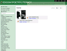 Tablet Screenshot of edg3341poetryliteracy.wikispaces.com