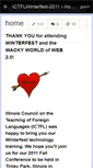 Mobile Screenshot of ictflwinterfest-2011.wikispaces.com
