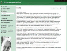 Tablet Screenshot of llibredemeravelles.wikispaces.com