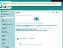 Tablet Screenshot of cadernosdelportuguesa.wikispaces.com