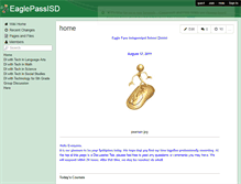 Tablet Screenshot of eaglepassisd.wikispaces.com