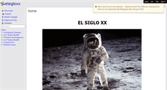 Desktop Screenshot of elsigloxx.wikispaces.com