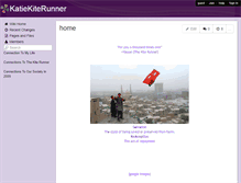 Tablet Screenshot of katiekiterunner.wikispaces.com