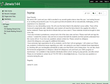 Tablet Screenshot of jlewis144.wikispaces.com