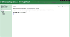 Desktop Screenshot of christcollegebrecon.wikispaces.com
