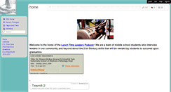 Desktop Screenshot of lunchtimeleaders.wikispaces.com