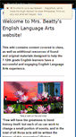 Mobile Screenshot of beattyenglish.wikispaces.com