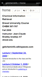 Mobile Screenshot of getcheminfo.wikispaces.com