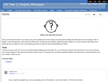 Tablet Screenshot of lscyear11english.wikispaces.com