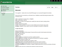 Tablet Screenshot of econterms.wikispaces.com