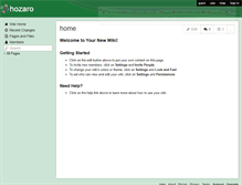Tablet Screenshot of hozaro.wikispaces.com