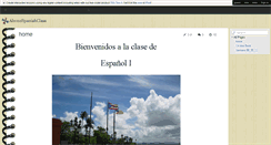 Desktop Screenshot of alamospanishclass.wikispaces.com