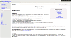 Desktop Screenshot of aphistoryp3.wikispaces.com