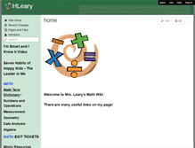 Tablet Screenshot of hleary.wikispaces.com