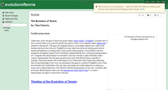 Desktop Screenshot of evolutionoftennis.wikispaces.com