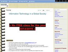 Tablet Screenshot of hayah-itgs.wikispaces.com
