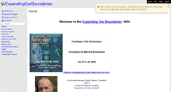 Desktop Screenshot of expandingourboundaries.wikispaces.com