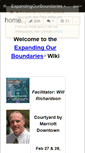 Mobile Screenshot of expandingourboundaries.wikispaces.com