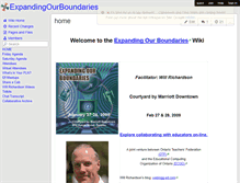 Tablet Screenshot of expandingourboundaries.wikispaces.com