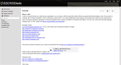 Desktop Screenshot of edcr333wiki.wikispaces.com