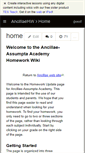 Mobile Screenshot of ancillaehw.wikispaces.com