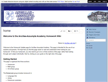 Tablet Screenshot of ancillaehw.wikispaces.com