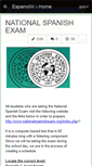 Mobile Screenshot of espanolw.wikispaces.com