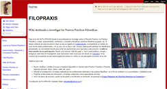 Desktop Screenshot of filopraxis.wikispaces.com