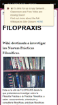 Mobile Screenshot of filopraxis.wikispaces.com