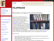 Tablet Screenshot of filopraxis.wikispaces.com