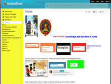 Tablet Screenshot of esandbox.wikispaces.com
