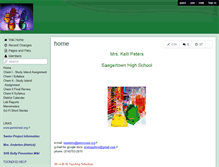 Tablet Screenshot of kepeters.wikispaces.com