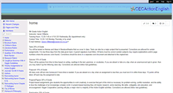 Desktop Screenshot of cecactionenglish.wikispaces.com