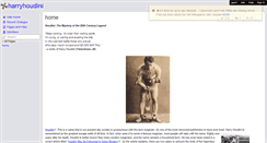 Desktop Screenshot of harryhoudini.wikispaces.com