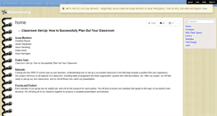 Desktop Screenshot of classroomsetup.wikispaces.com