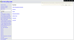 Desktop Screenshot of everydayuse.wikispaces.com