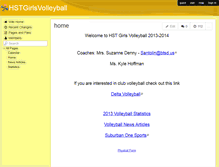 Tablet Screenshot of hstgirlsvolleyball.wikispaces.com