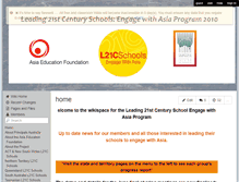 Tablet Screenshot of l21cschools.wikispaces.com
